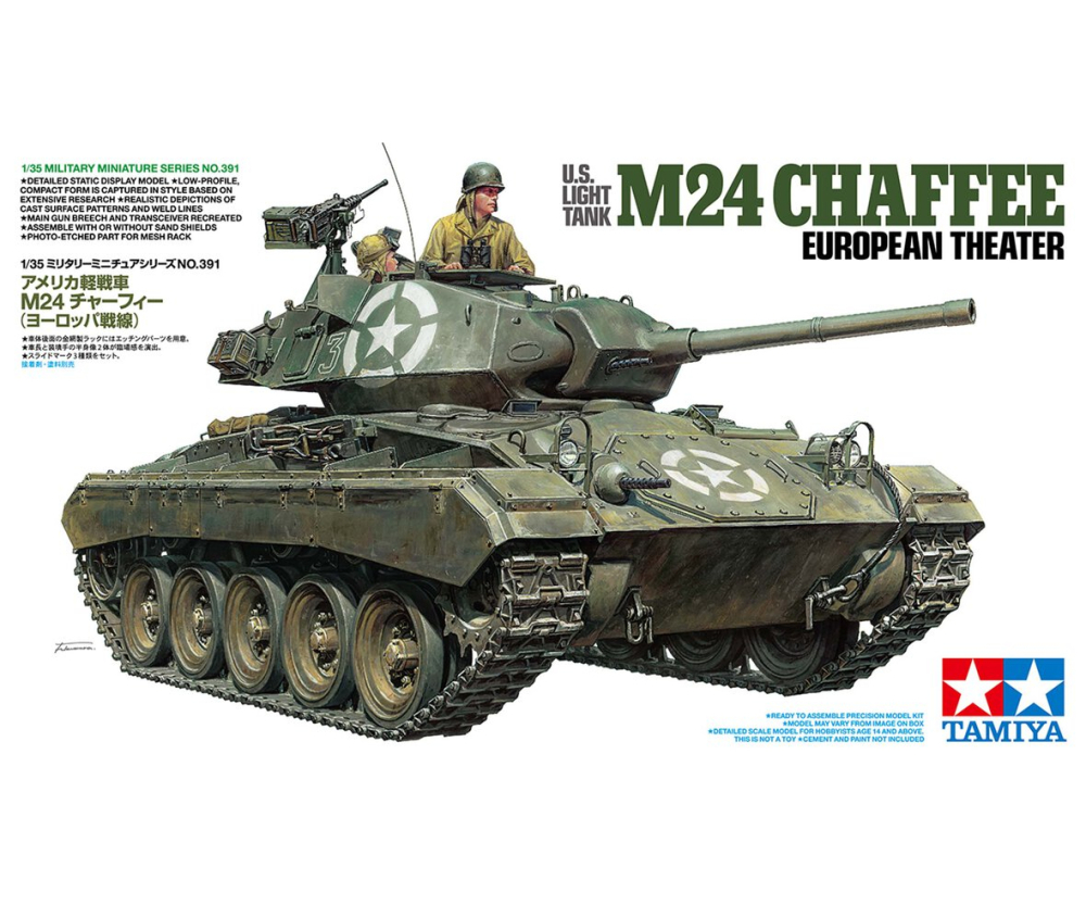 1:35 US M24 Chaffee Euro Theater