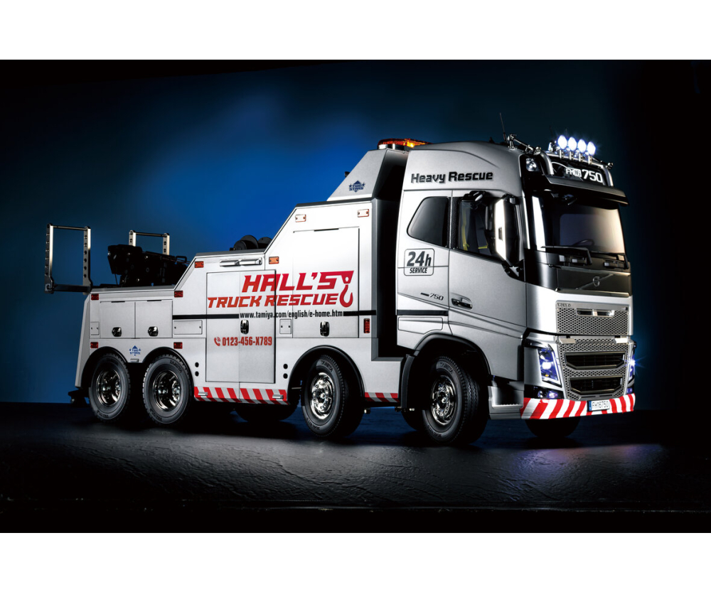 1:14 RC Volvo FH16 Abschlepper 8x4 Silber