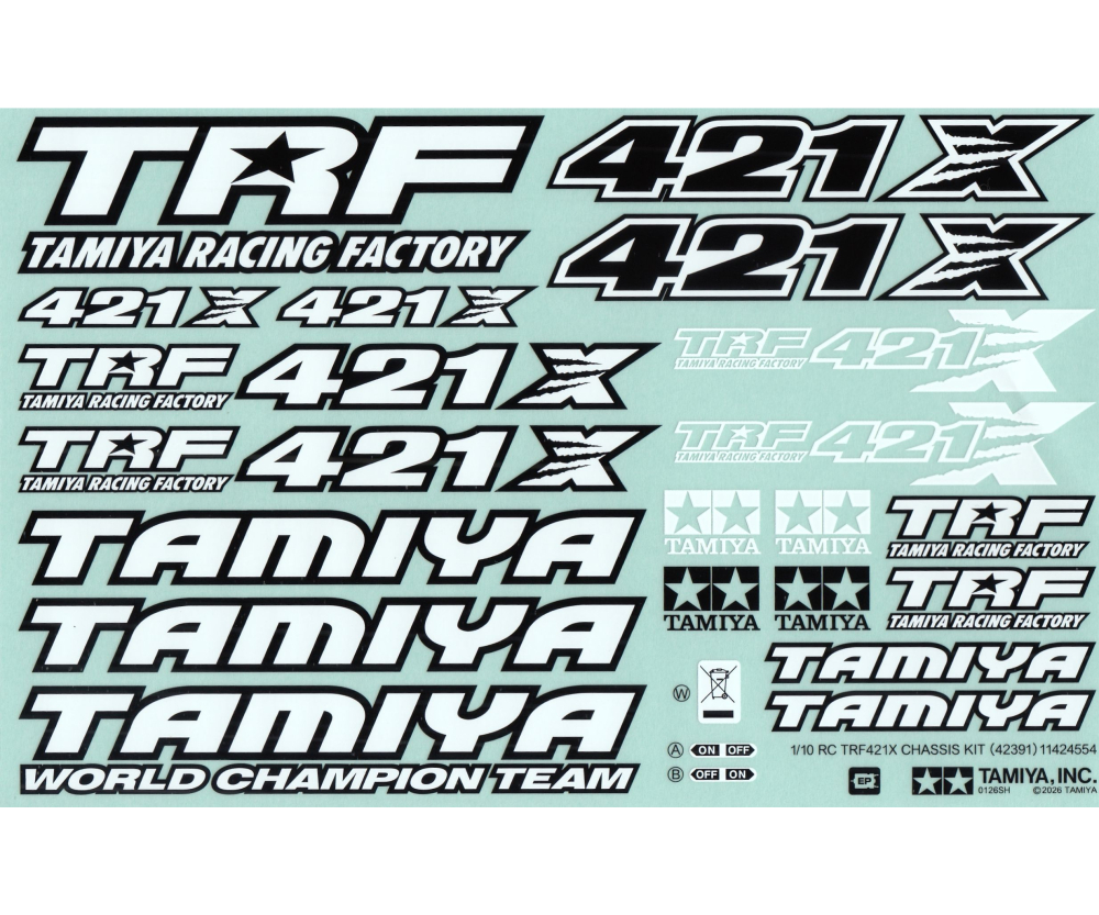 TRF421X Aufkleber