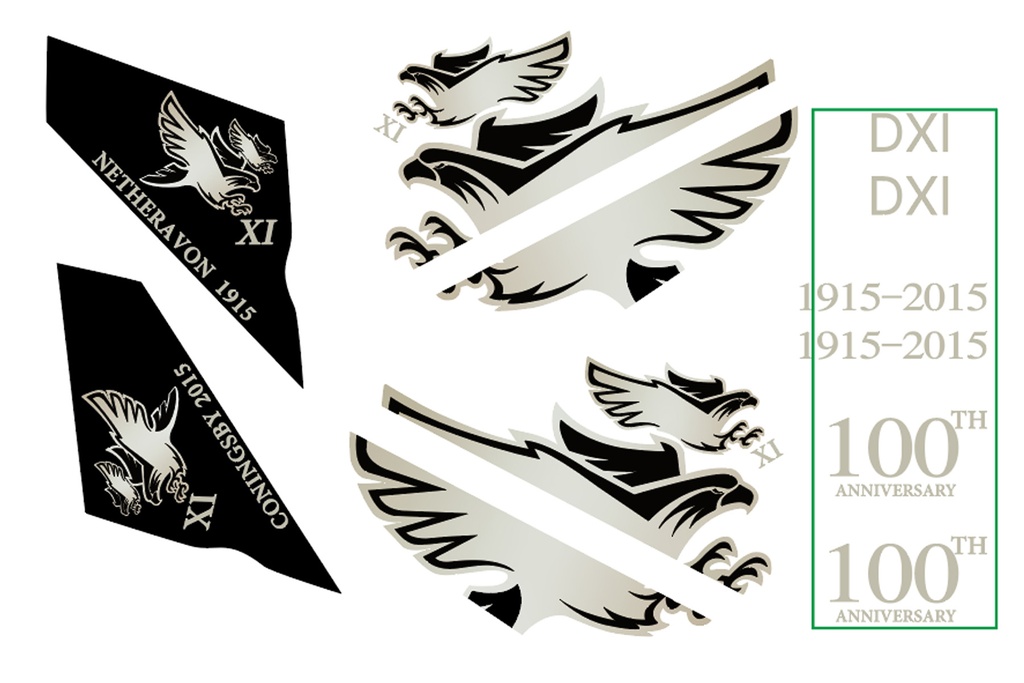 Freewing 90mm Eurofighter Typhoon V2 Decal Set B