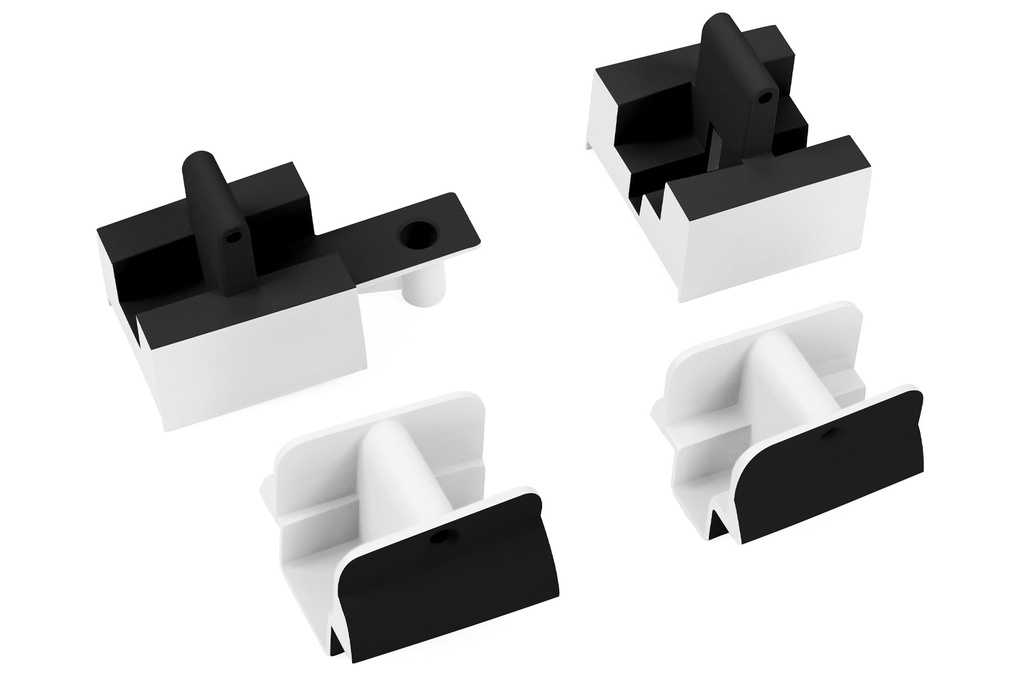 Freewing 90mm Eurofighter Typhoon V2 Rudder Fixed Structural Parts
