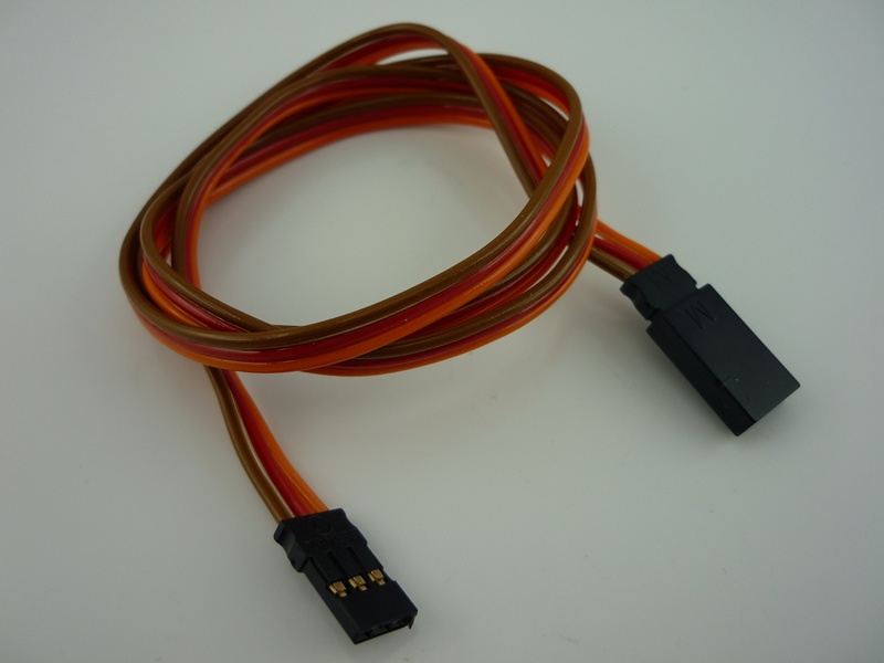 Verlängerungskabel 10 cm JR, flach 0,25mm²