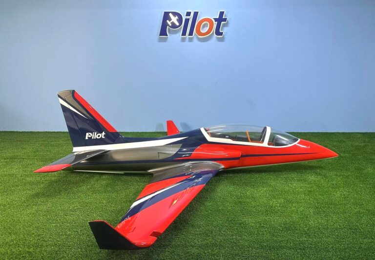 Pilot RC Viper Jet 3.0M 118" CH12 Rot, Marineblau, Grau