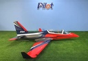 Pilot RC Viper Jet 3.0M 118" CH12 Rot, Marineblau, Grau