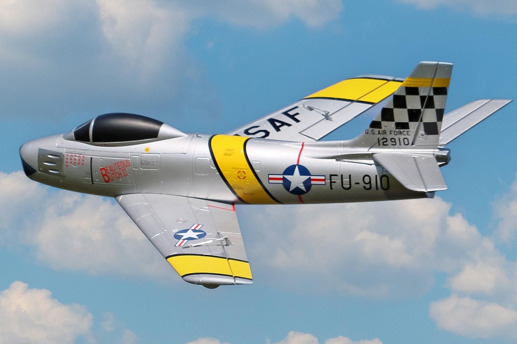Freewing F-86 Sabre 64mm V2 EDF Jet - PNP - OPEN BOX