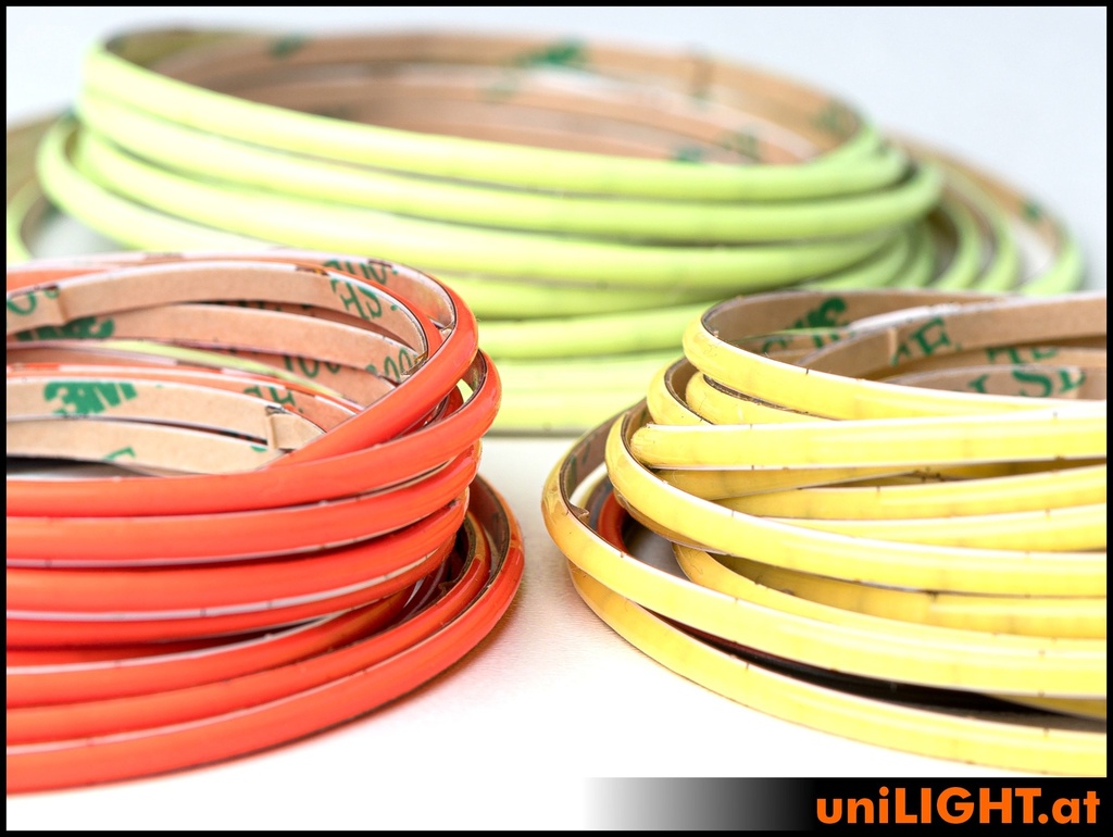 FineLine COB-Strip 3mm, 4W/m, 3m Rolle (Orange)