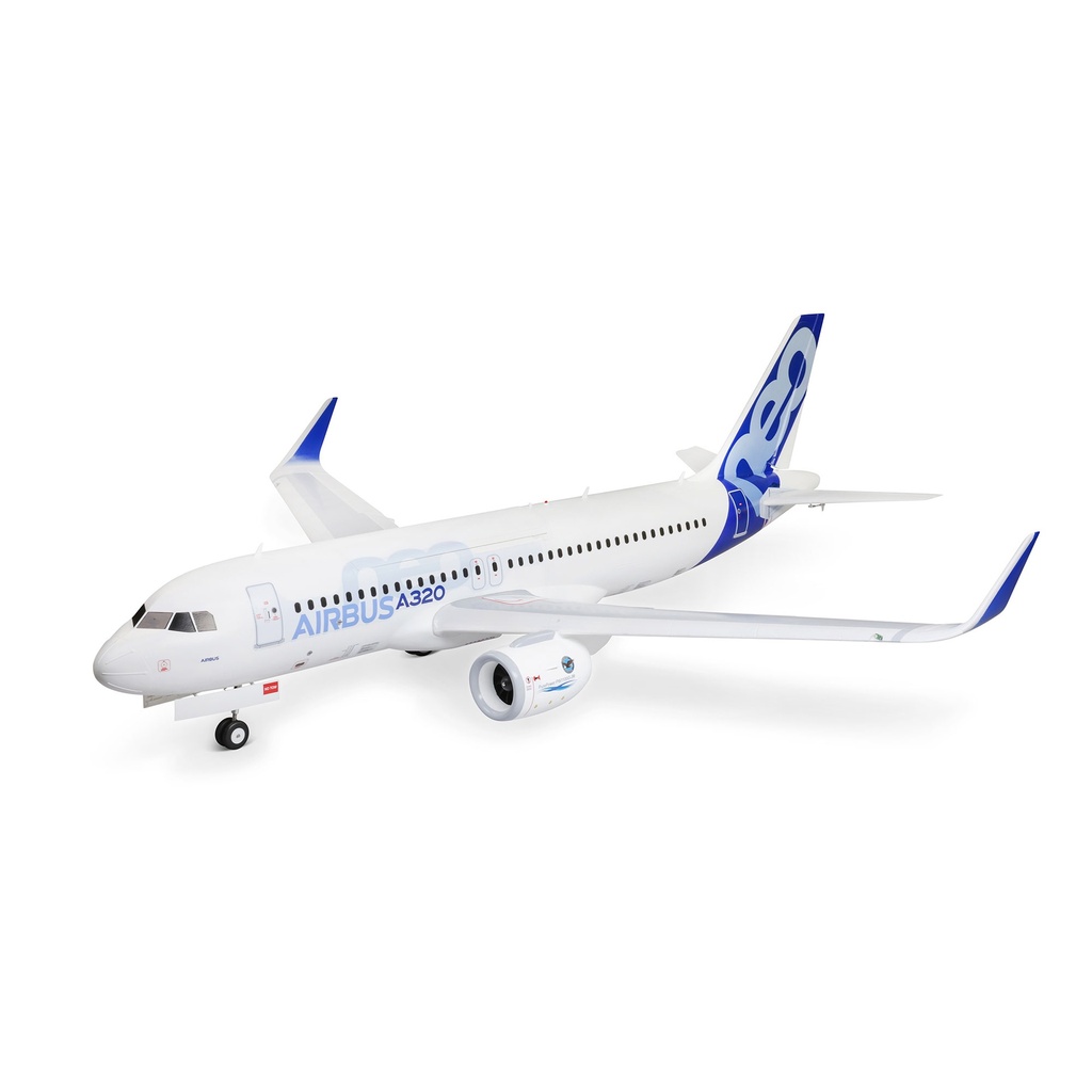 E-flite Airbus A320neo Twin 64mm EDF BNF Basic with AS3X+ and SAFE Select