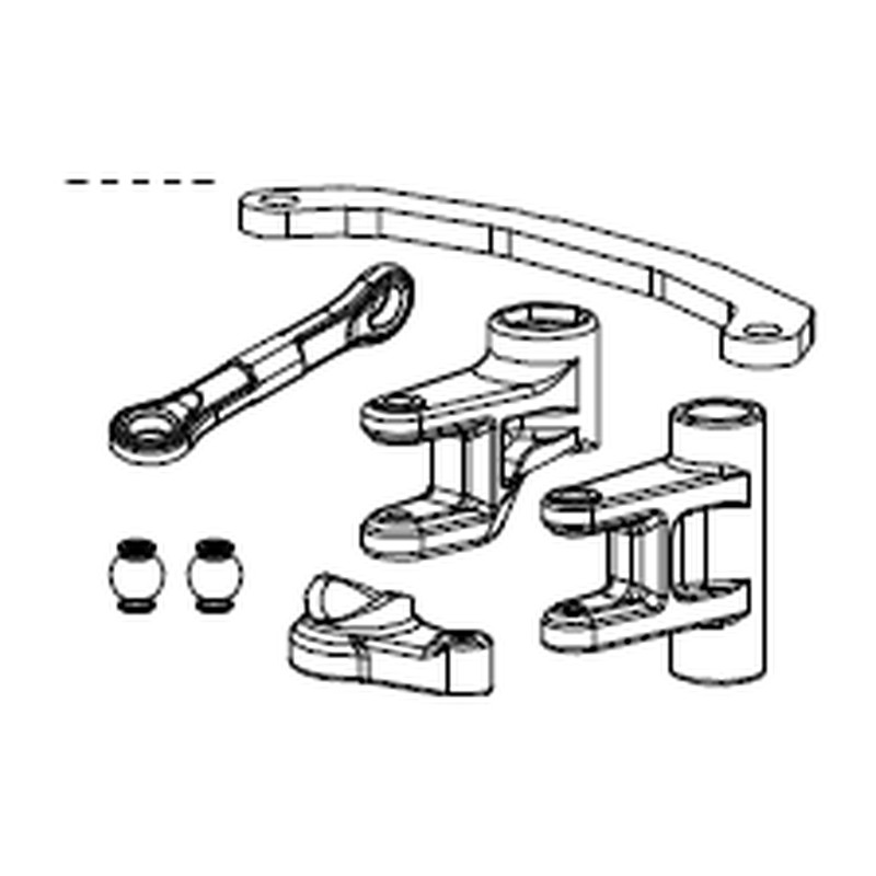 Lenkungs-Umlenkhebel-Set