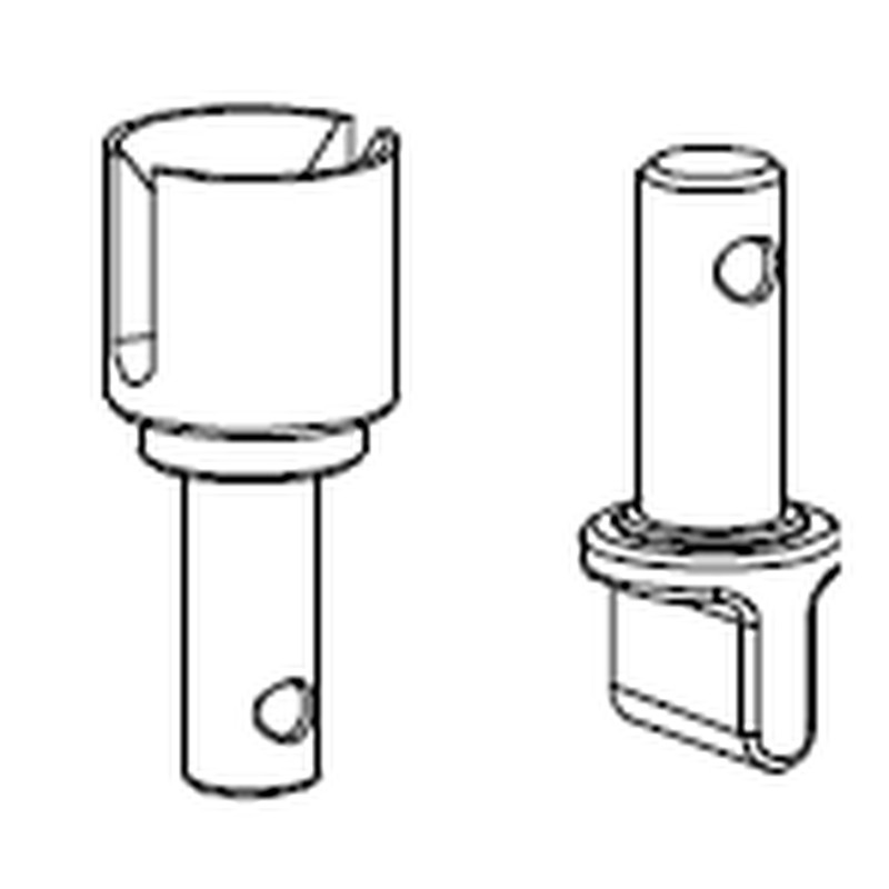Mitteldifferential-Mitnehmer vorne/hinten