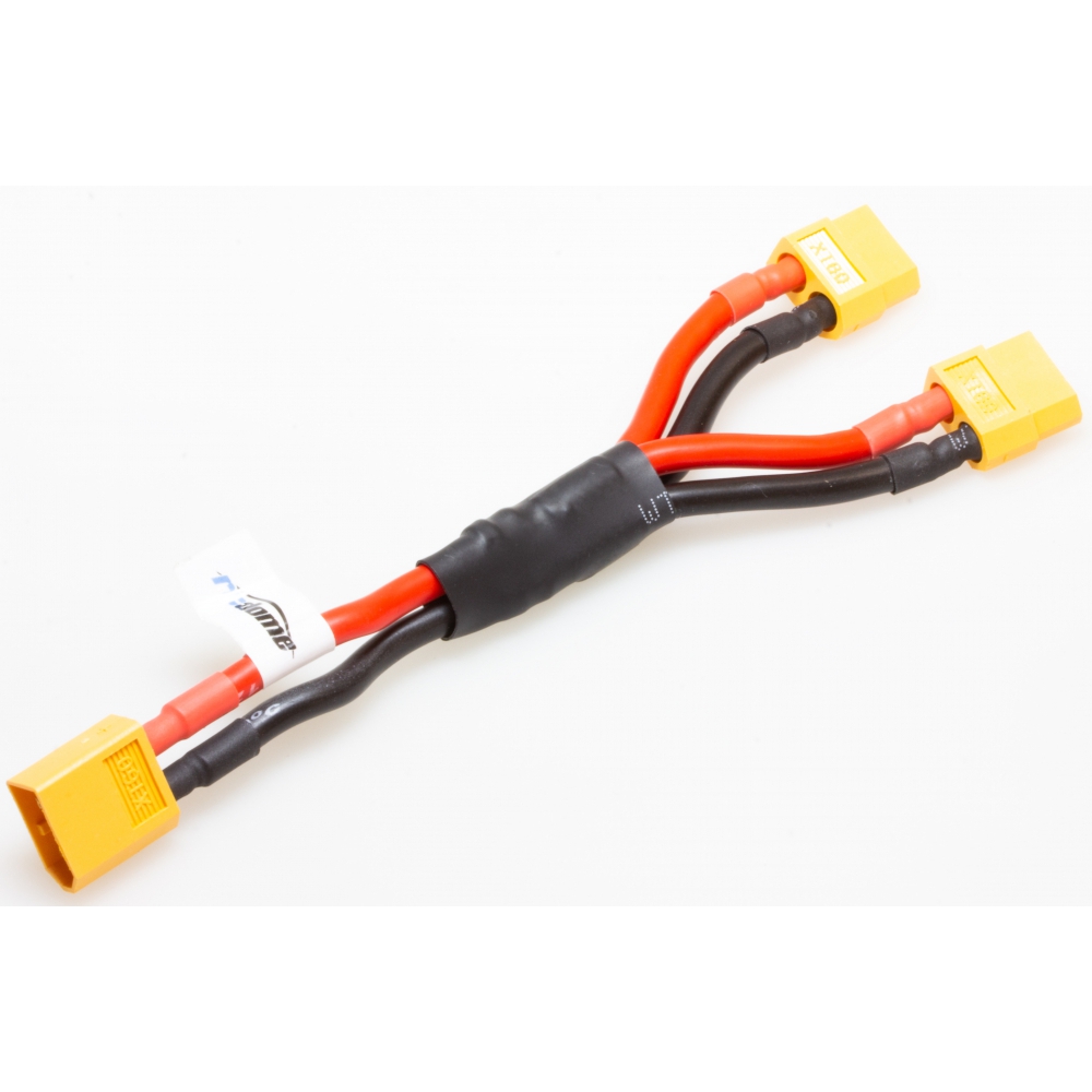 rc-dome Parallelkabel 2x XT60 Buchse zu 1x XT60 Stecker 5cm+7cm 12AWG