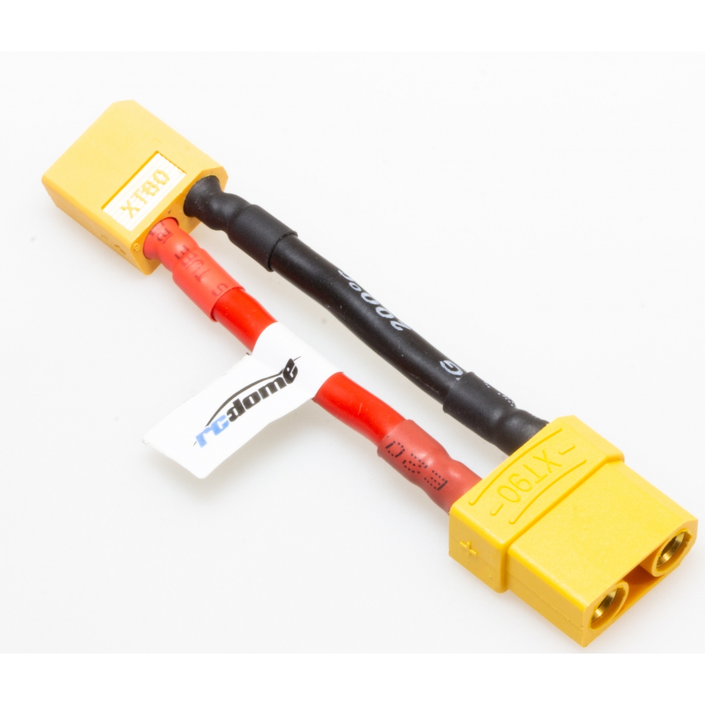 rc-dome Adapterkabel XT60 Stecker zu XT90 Buchse 12AWG 5cm