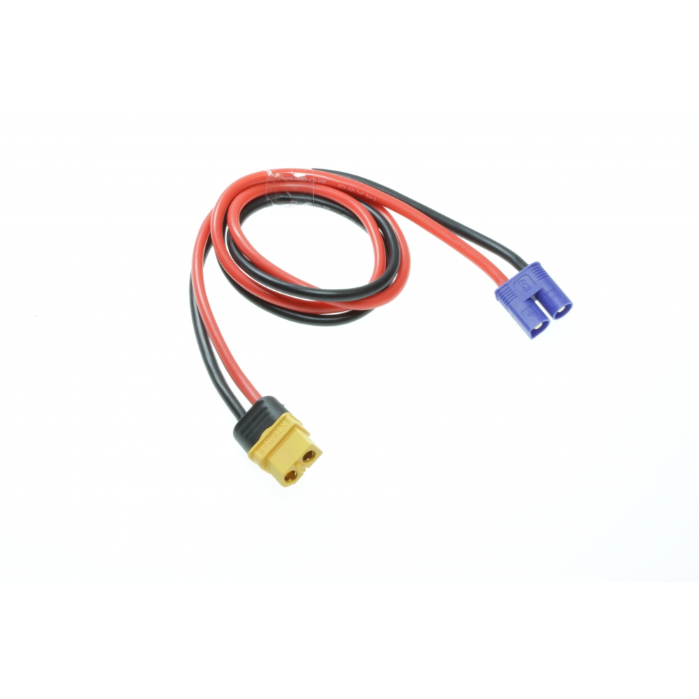 rc-dome Ladekabel XT60 Buchse auf EC3 Stecker 14AWG 500mm