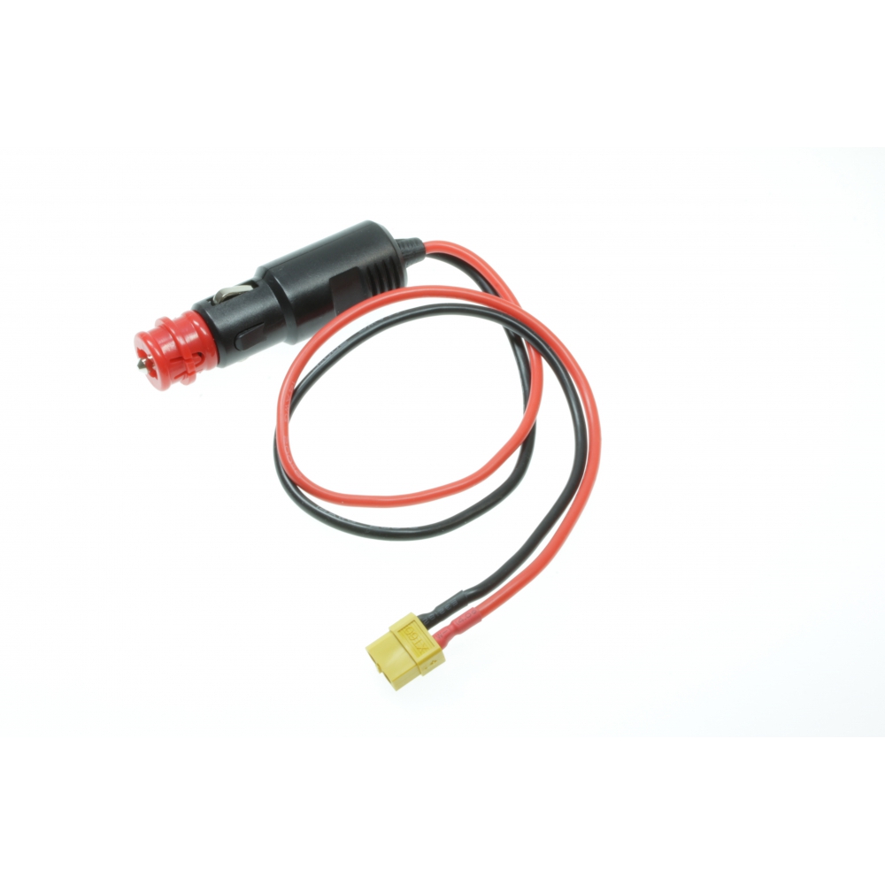 rc-dome Anschlusskabel Zigarettenanzünder auf XT60 Buchse 40cm 14AWG