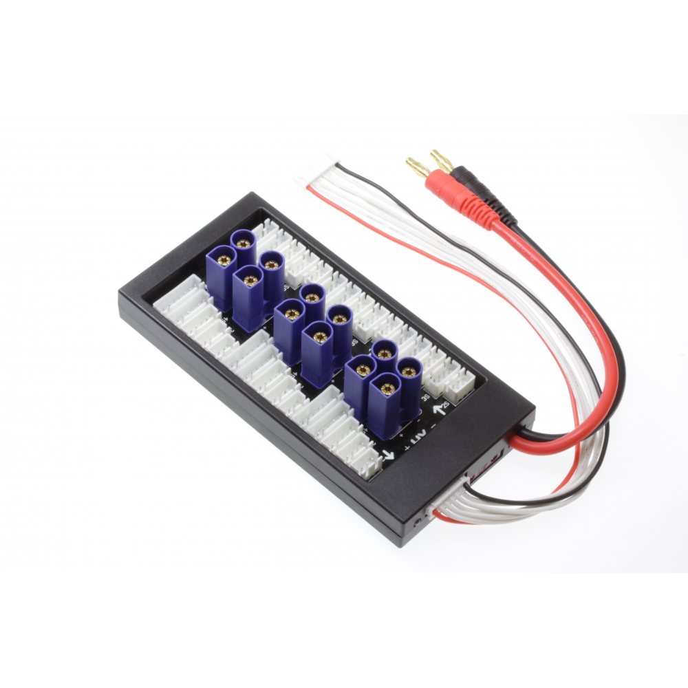 rc-dome EC5 Stecker Parallel Board V3 XH inkl. 40A Sicherung 6x 2-6s LiPo