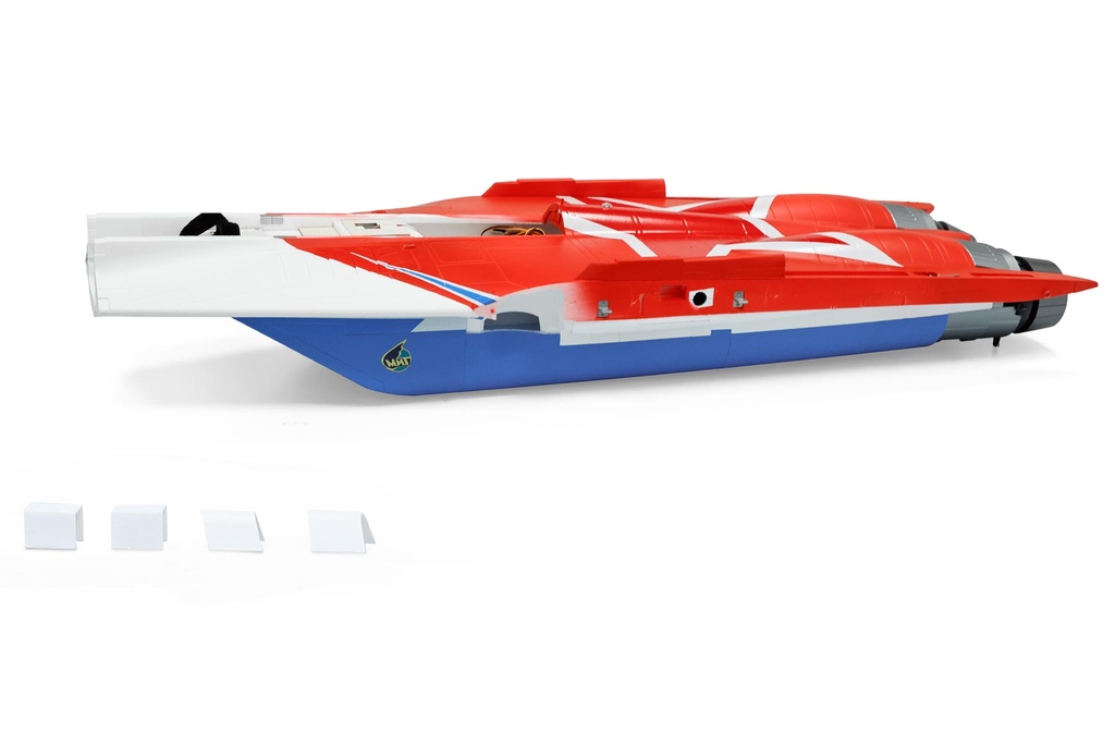 Freewing 80mm EDF Mig-29 V2 Red Star Fuselage - Rear