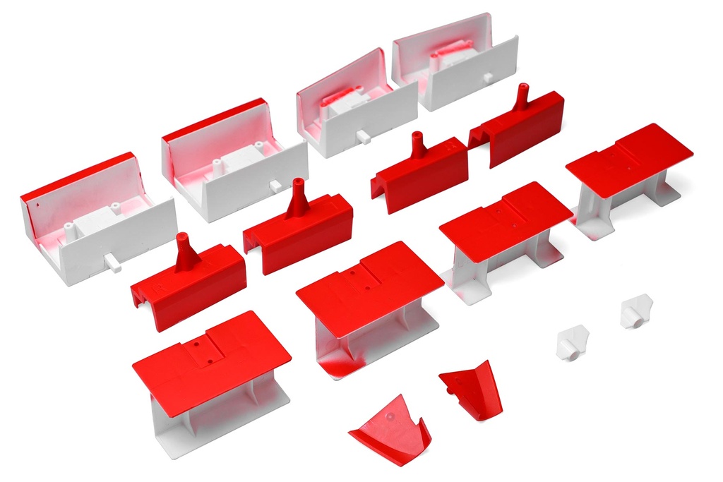 Freewing 80mm EDF Mig-29 V2 Red Star Main Wing Plastic Part Set