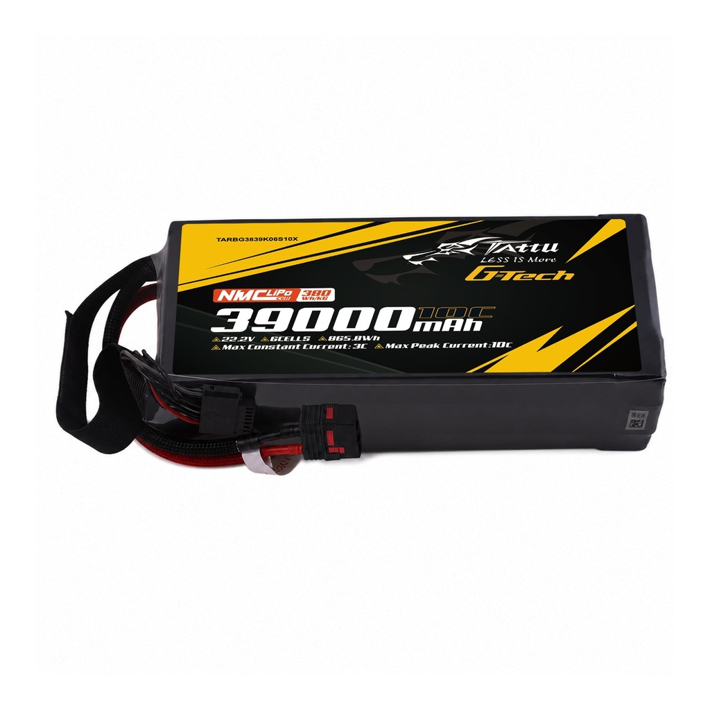 Tattu Semi-solid State 380Wh/kg 39000mAh 10C 22.2V 6S1P LiPo Battery Pack with QS8-S plug