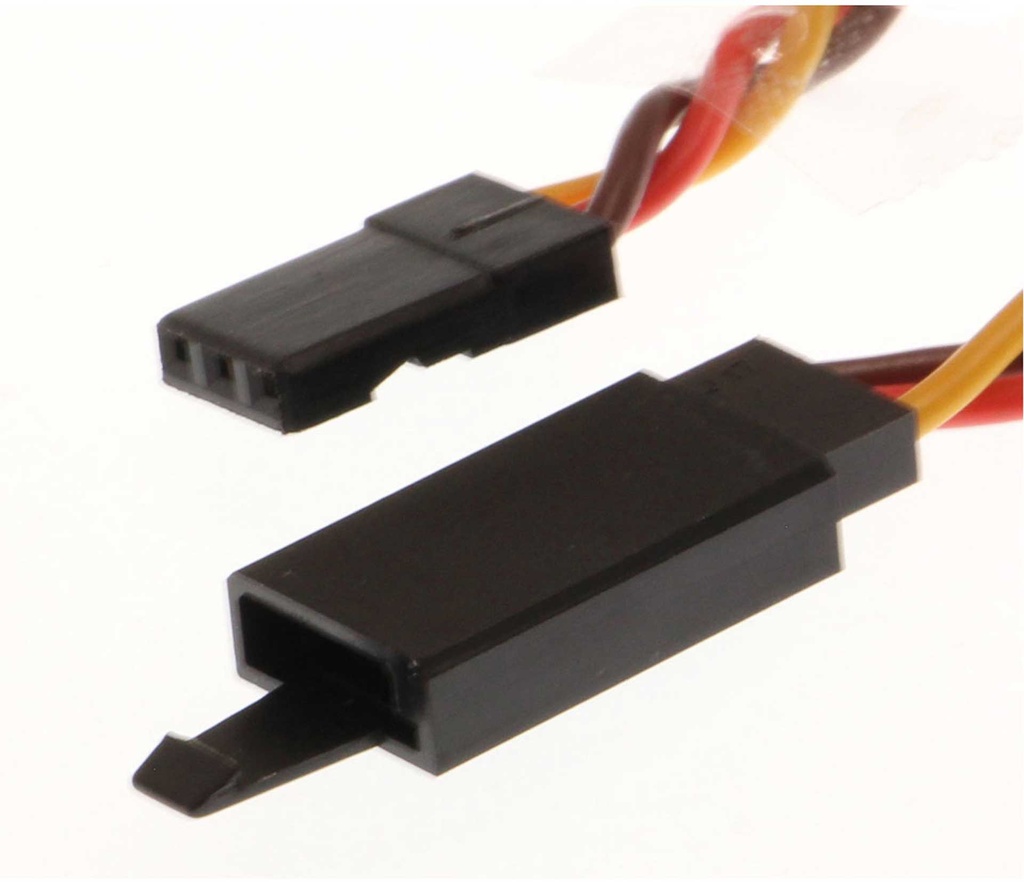 ROBBE VERLÄNGERUNGSKABEL GRAUPNER VERDRILLT 100MM 22AWG/0,32MM² MIT STECKERSICHERUNG 1STK