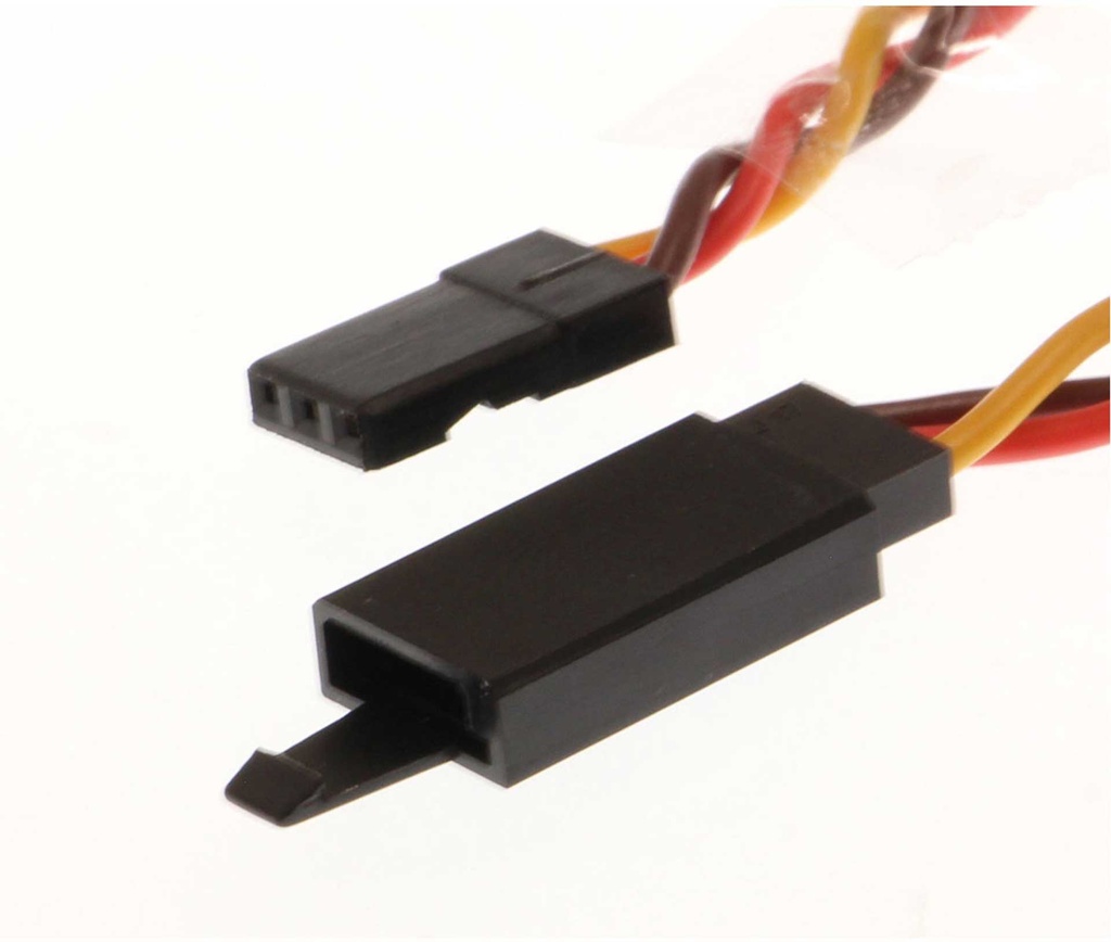 ROBBE VERLÄNGERUNGSKABEL GRAUPNER VERDRILLT 90 22AWG/0,32MM² MIT STECKERSICHERUNG 1STK