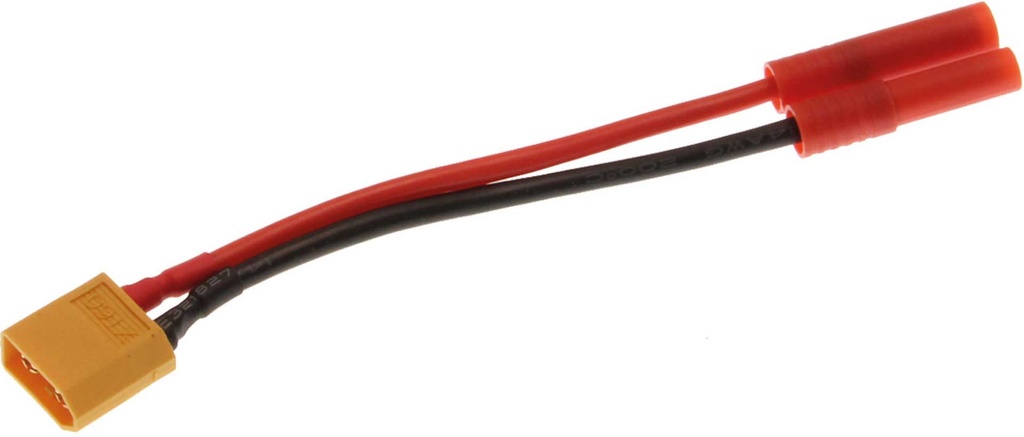 ROBBE ADAPTERKABEL 4MM GOLDKONTAKT AUF XT-60 STECKER 14AWG/2,1MM² 1STK.