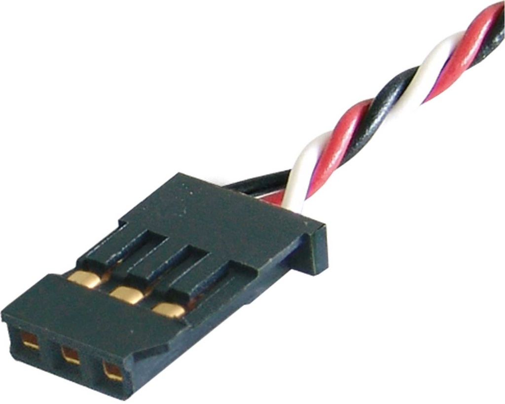 ROBBE SERVOKABEL FUTABA VERDRILLT 22AWG/0,32MM² 30CM 1STK.