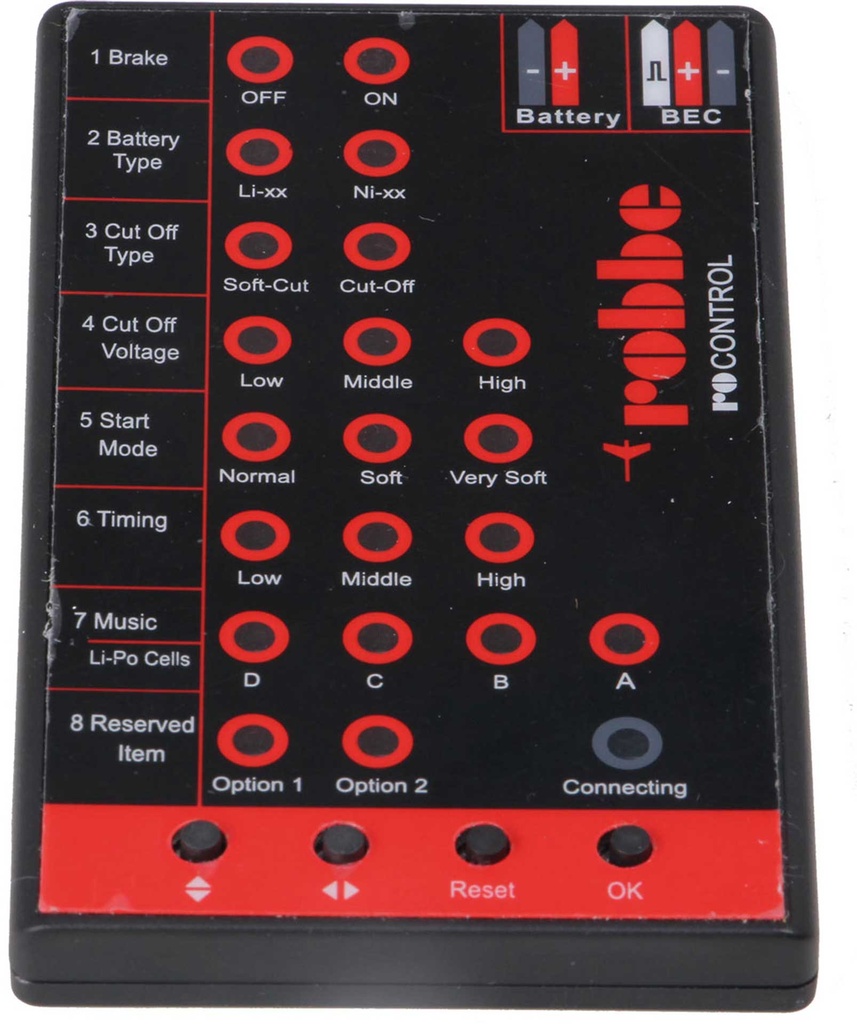 ROBBE RO-CONTROL PROGCARD PROGRAMMIERKARTE (NICHT FÜR "PRO" SERIE!)
