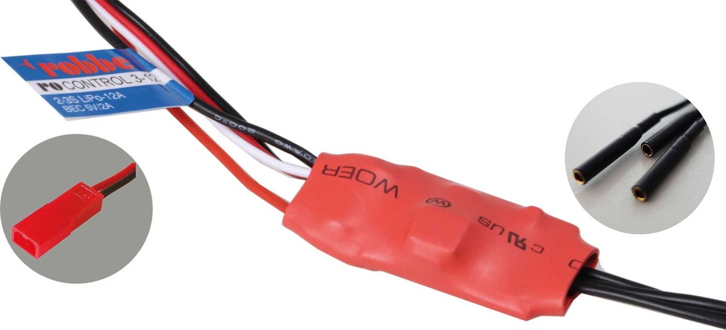 ROBBE RO-CONTROL 3-12 2-3S -12(15)A 5V/2A BEC