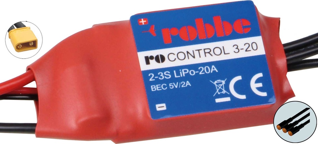 ROBBE RO-CONTROL 3-20 2-3S -20(25)A 5V/2A BEC