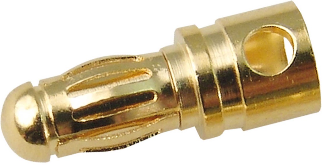 ROBBE GOLDKONTAKT 3,5MM NUR STECKER 10STK.