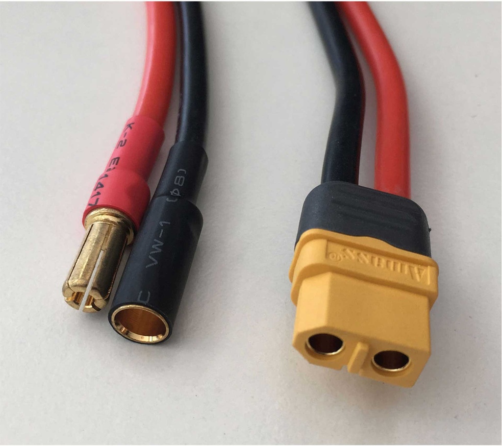 ROBBE LADEKABEL FÜR ISDT/SKYRC 5,5MM GOLD-