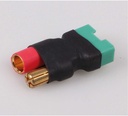 ROBBE ADAPTER MPX STECKER AUF 5,5MM BUCHSE = ROT