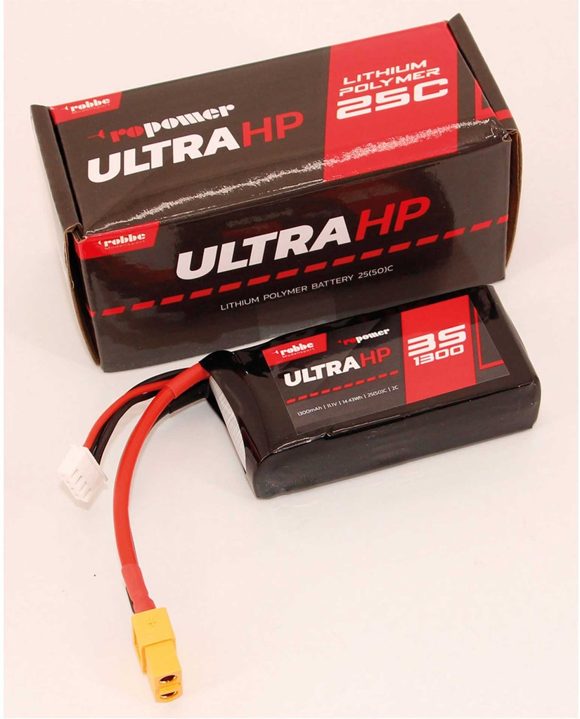 ROBBE RO-POWER ULTRA HP 1300MAH 11,1 VOLT 3S 25(50)C LIPO AKKU