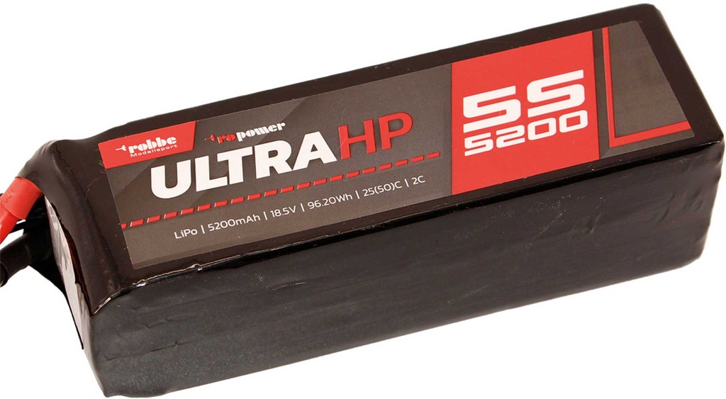 ROBBE RO-POWER ULTRA HP 5200MAH 18,5 VOLT 5S 25(50)C LIPO AKKU