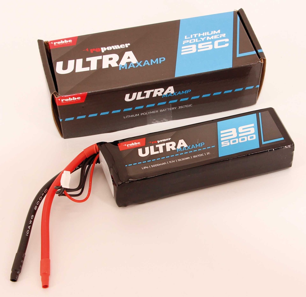 ROBBE RO-POWER ULTRA MAXAMP 5000MAH 11,1 VOLT 3S 35(70)C LIPO AKKU