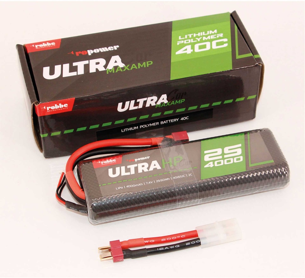 ROBBE RO-POWER ULTRA HP CAR 4000MAH 7,4 VOLT 2S 40(65)C LIPO AKKU