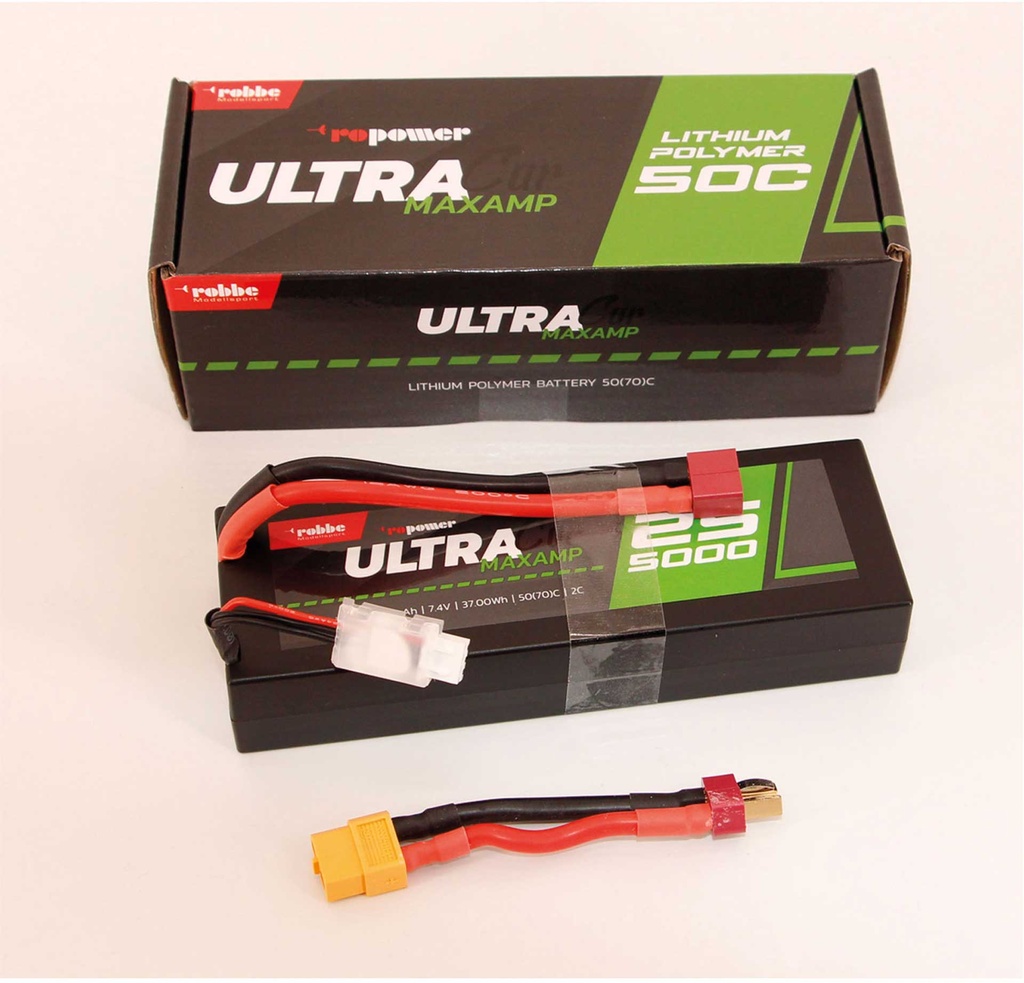 ROBBE RO-POWER ULTRA MAXAMP CAR 5000MAH 7,4 VOLT 2S 35(70)C LIPO AKKU