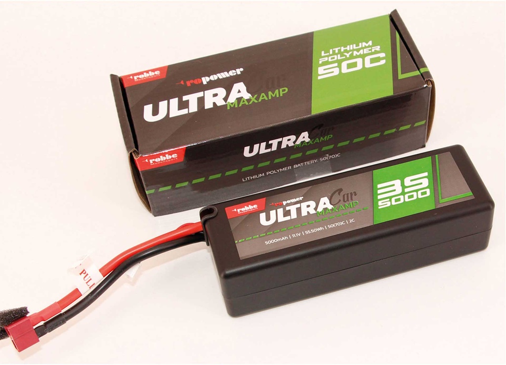 ROBBE RO-POWER ULTRA MAXAMP CAR 5000MAH 11,1 VOLT 3S 35(70)C LIPO AKKU
