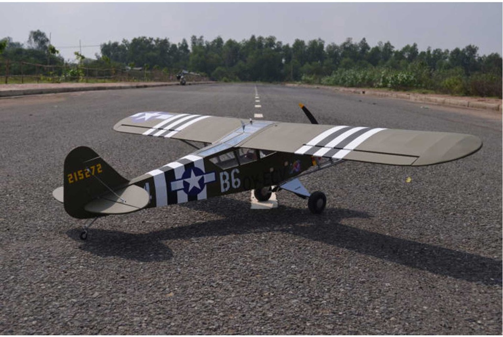 SG-MODELS L-4 GRASSHOPPER 90" ARF 2,28M FÜR VERBRENNER ODER ELEKTROANTRIEBE