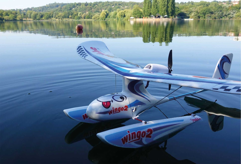 ROBBE WINGO 2 KIT BAUSATZ "YOU CAN FLY" MIT BRUSHLESS MOTOR, REGLER UND SERVOS, WEITGEHEND VORGEFERTIGT