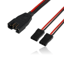 Adapter Kabel MPX Sttecker / 2xJR-Buchse