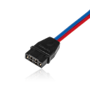 MPX Buchse, Kabel 1,5mm², Silikon