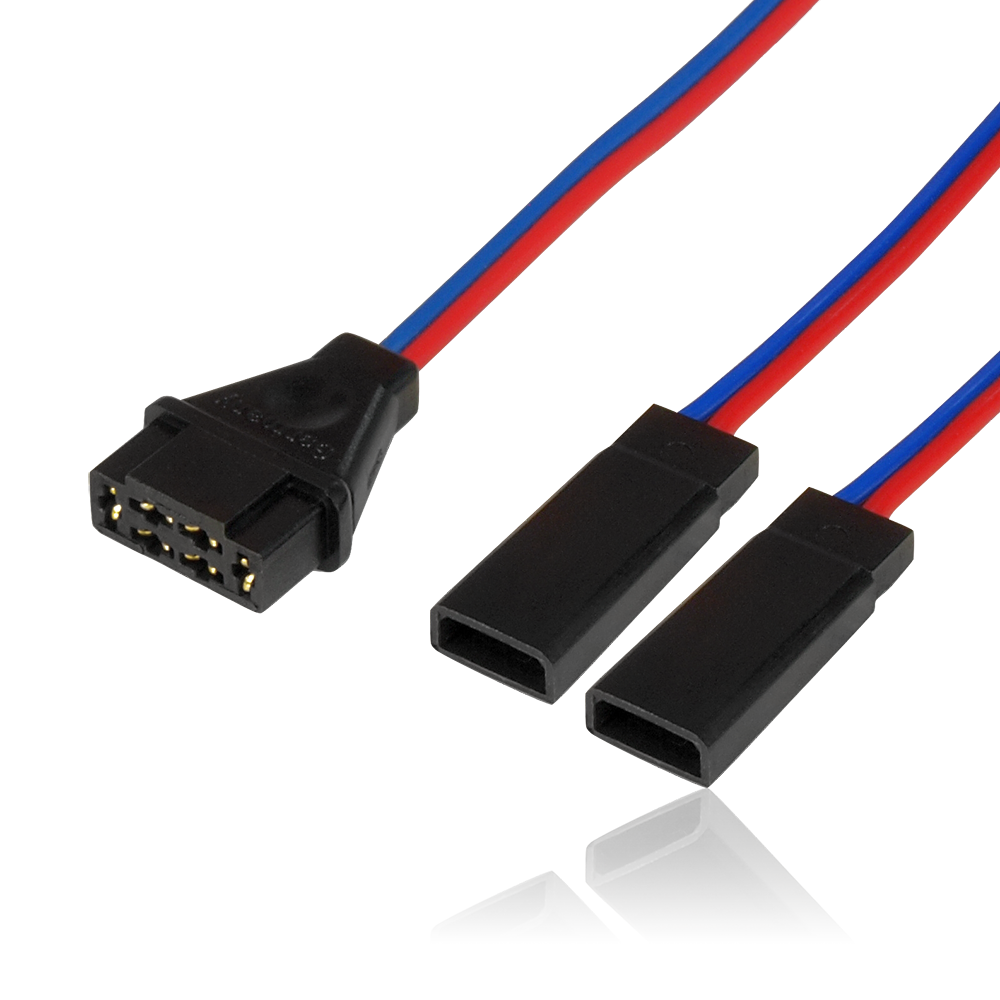 Adapter Kabel MPX Buchse / 2xJR Stecker