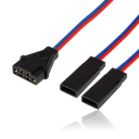 Adapter Kabel MPX Buchse / 2xJR Stecker