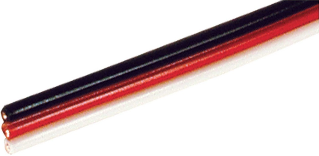 ROBBE Servokabel Futaba 10 Meter  flach 0,33mm² (22AWG) PVC Meterware