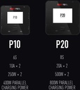 ISDT P10 Dual Smart Charger 1-6A 250W (x2) 10A (2x)  400W/16A parallel Ladegerät
