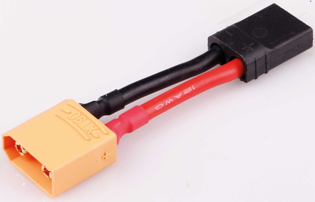 Robbe Adapterkabel TRX-Buchse auf XT-90 Stecker 30mm 12AWG