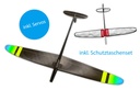 E-Kite PNP CFK 1500 gelb grün blau mit Schutztaschen