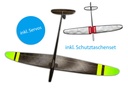 E-Kite PNP CFK 1500 gelb grün mit Schutztaschen