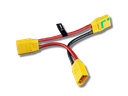 Serielles Kabel XT90 6mm² 10cm mit Antiblitz