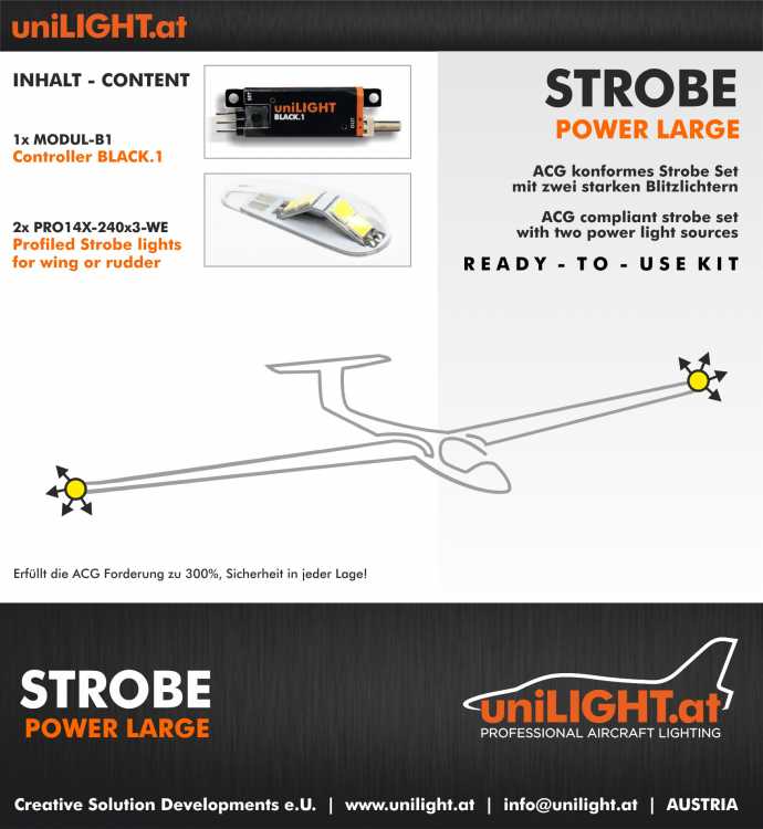STROBE-Large Beleuchtungsset